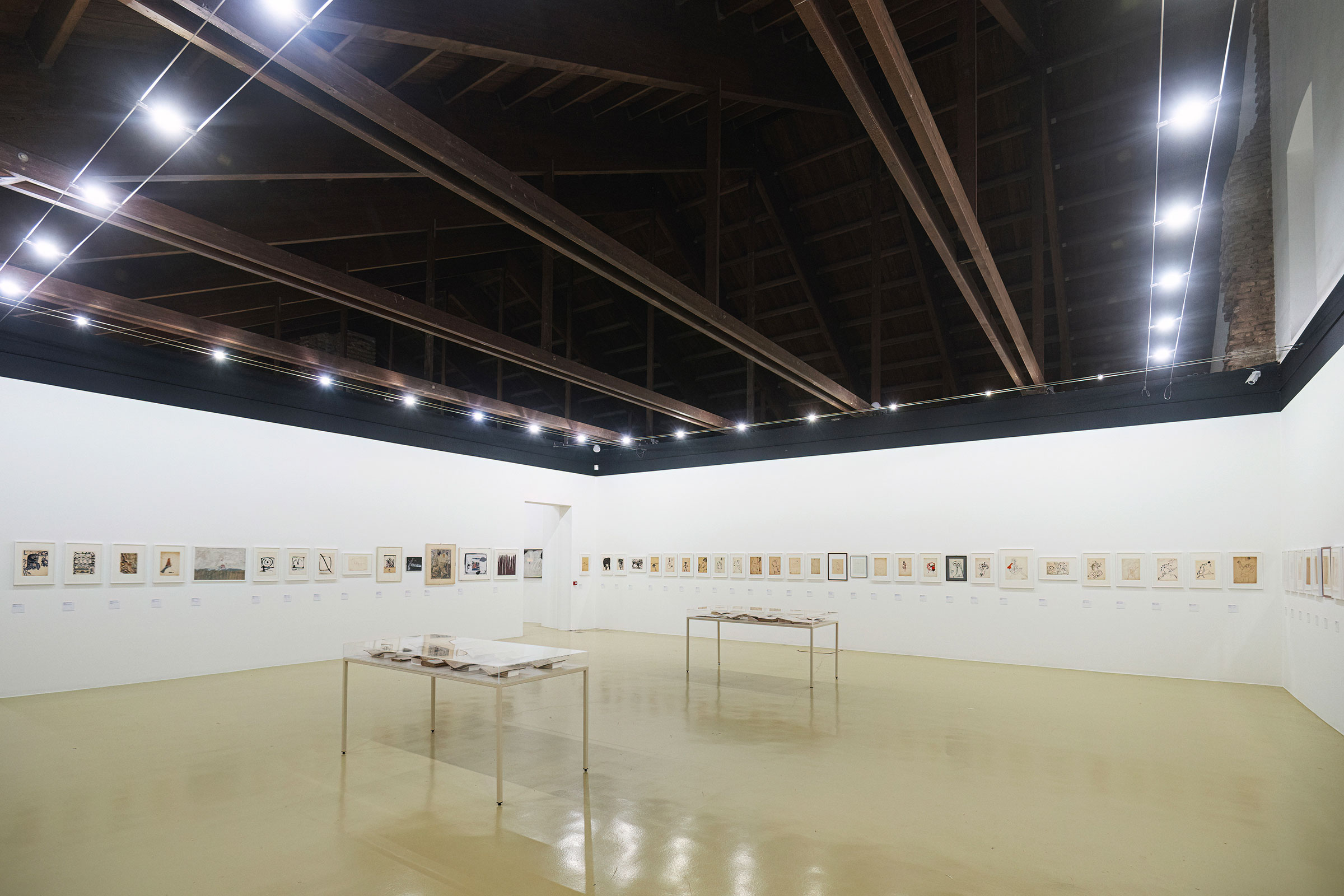 u0022Fabio Mauri. Esperimenti nella verifica del Male / Experiments in the verification of evilu0022, veduta espositiva